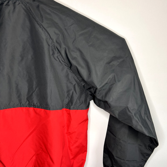 Vintage White Sierra Windbreaker Womens M Half Zip Colorblock Fall Jacket - Picture 13 of 16